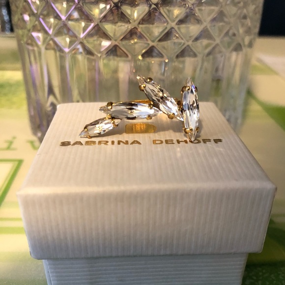 BNIB SABRINA DEHOFF GOLD PLATED RING - Picture 3 of 8